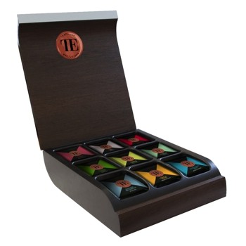 Tealevél bemutató doboz Gourmet és Luxury Tea filterekhez