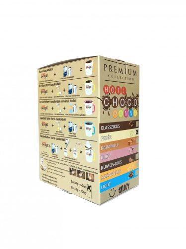 Fehér Csokoládé ízű Forró Krémes Csokoládé Italpor 20*30g