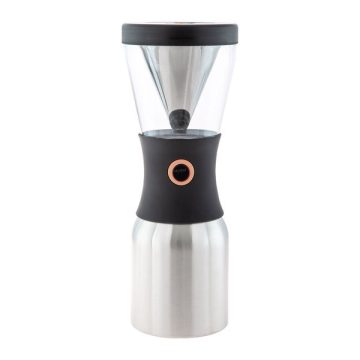   Asobu - Cold Brew Insulated Portable Brewer - Stainless Steel Silver